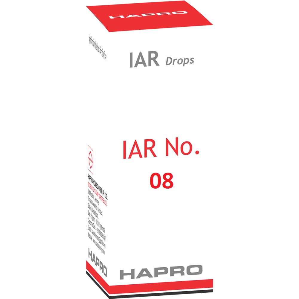 Hapro IAR  Insta Action Range Drops Drop No - 8 Fever 30ml