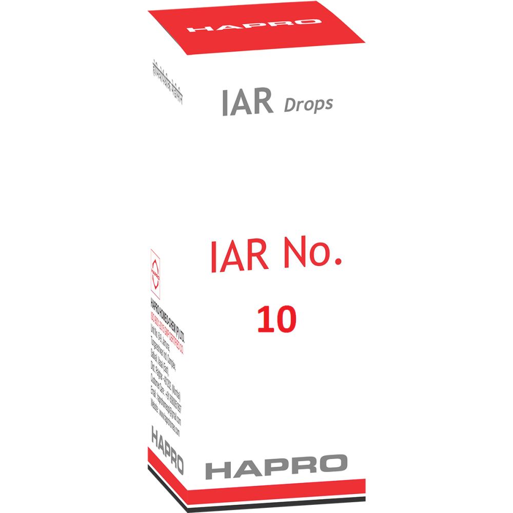 Hapro IAR  Insta Action Range Drops Drop No - 10 Piles 30ml