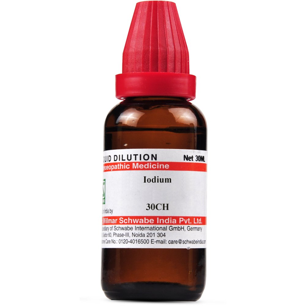 Willmar Schwabe India Iodium 30 CH 30ml Willmar Schwabe India Iodium 30 CH 30ml