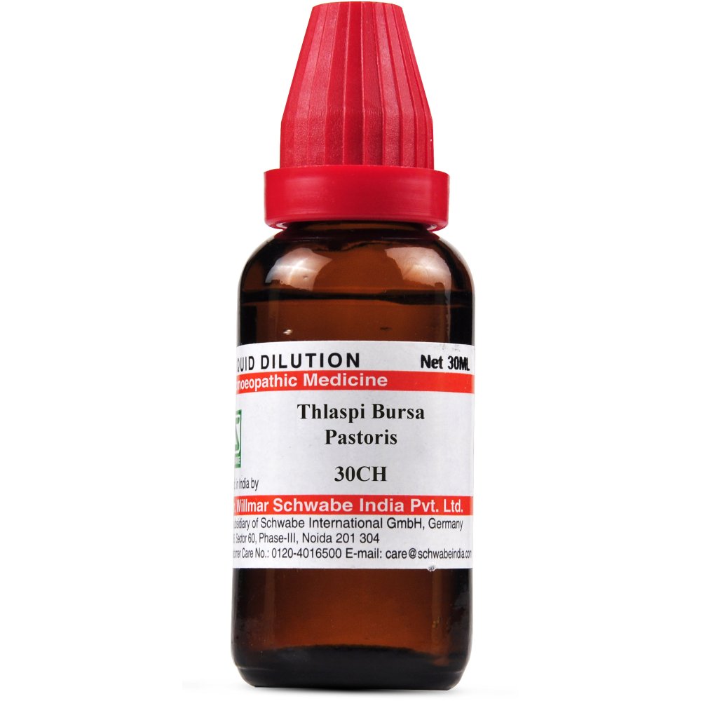 Willmar Schwabe India Thlaspi Bursa Pastoris 30 CH 30ml