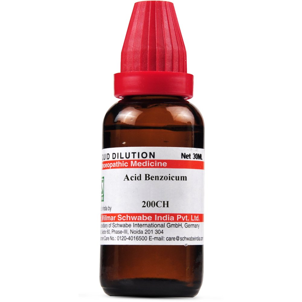 Willmar Schwabe India Acid Benzoicum 200 CH 30ml