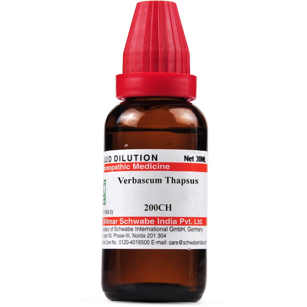 Willmar Schwabe India Verbascum Thapsus 200 CH 30ml