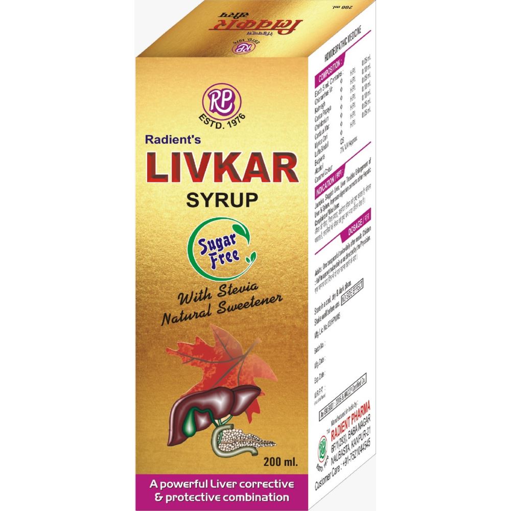 Radient Livkar Syrup Sugar Free 200ml