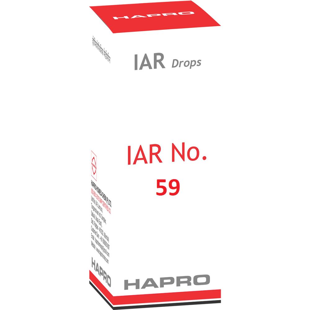 Hapro IAR Insta Action Range Drops Drop No - 59 D-Pain 30ml