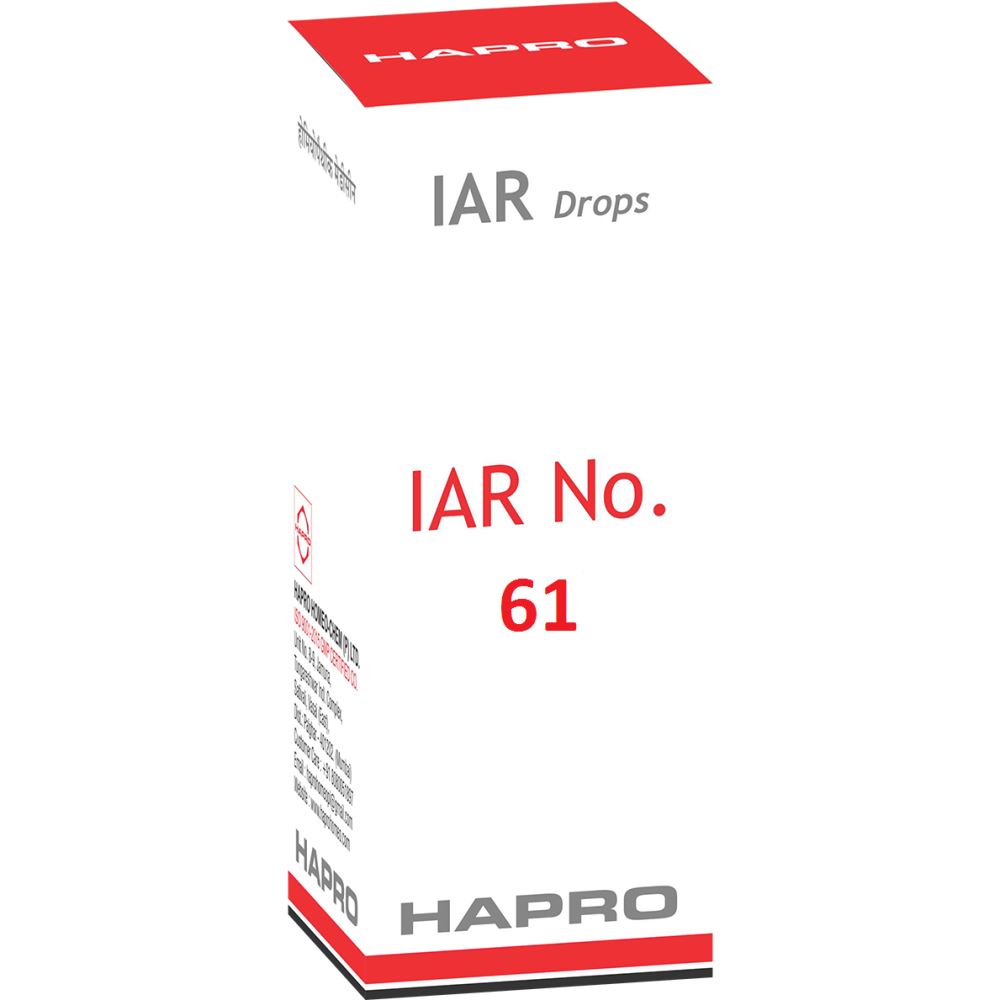 Hapro IAR Insta Action Range Drops Drop No - 61 Woundhel 30ml