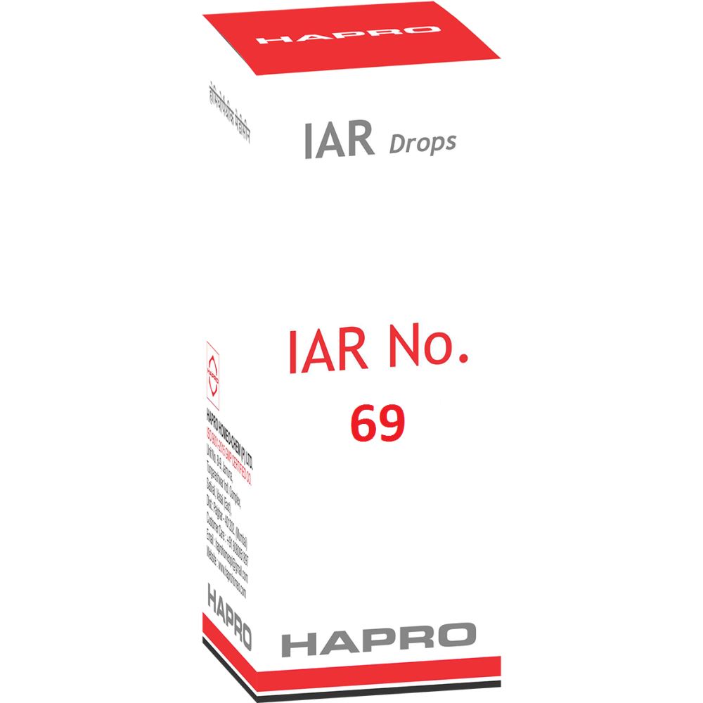Hapro IAR Insta Action Range Drops Drop No - 69 Allereze 30ml