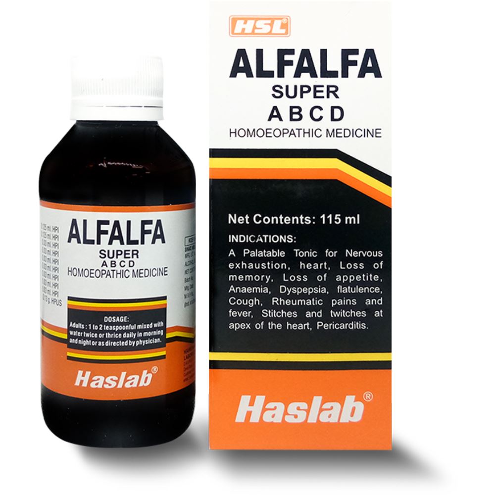 Haslab Alfalfa Super Tonic with Vitamin A B C D 200ml
