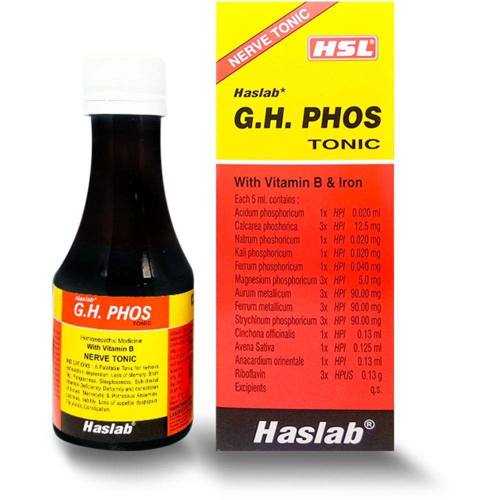 Haslab G H Phos Tonic with Vitamin B and Iron 200ml