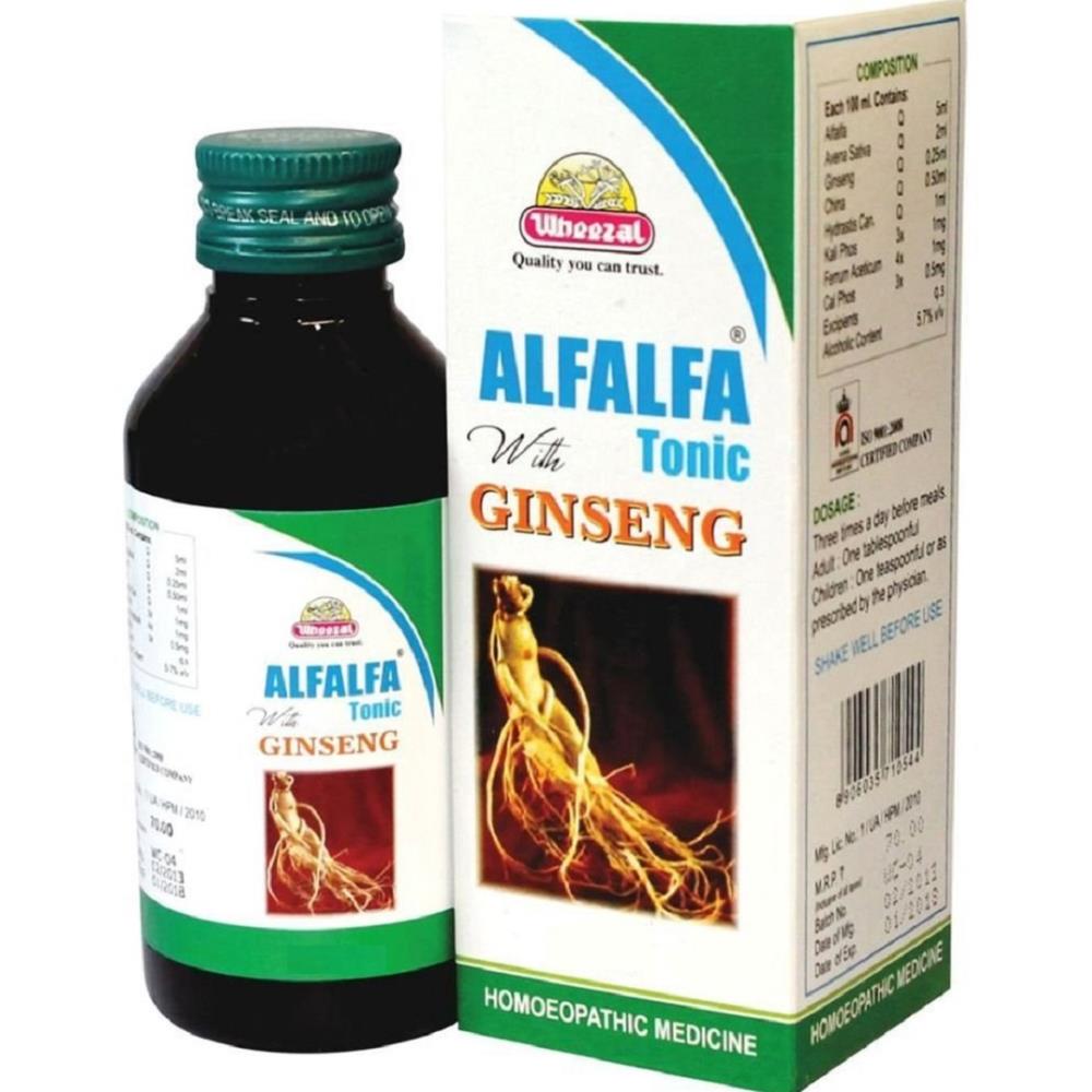 Wheezal Alfalfa With Ginseng 450ml