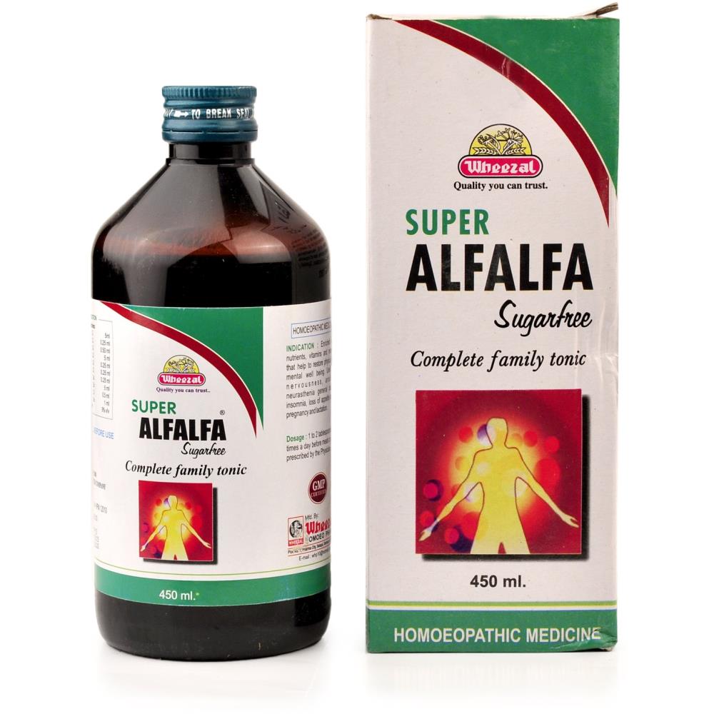 Wheezal Super Alfalfa Sugar Free 450ml