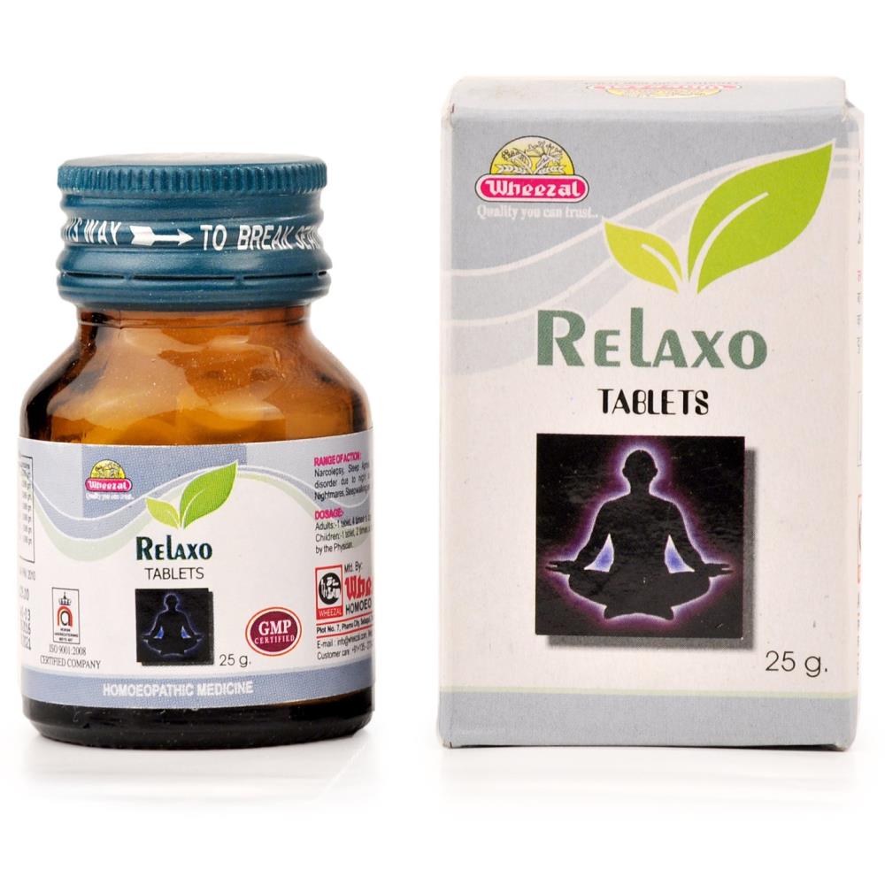 Wheezal Relaxo Tablets 25g