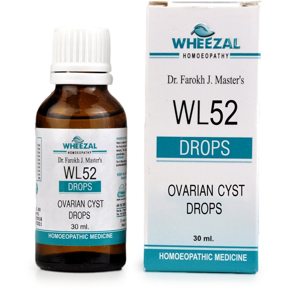 Wheezal WL-52 Ovarian Cyst Drops 30ml