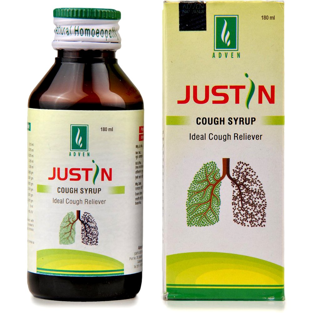 Adven Justin Cough Syrup 180ml