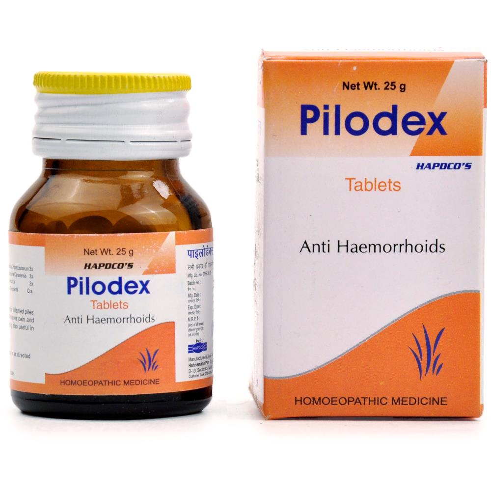Hapdco Pilodex Tablets 25g