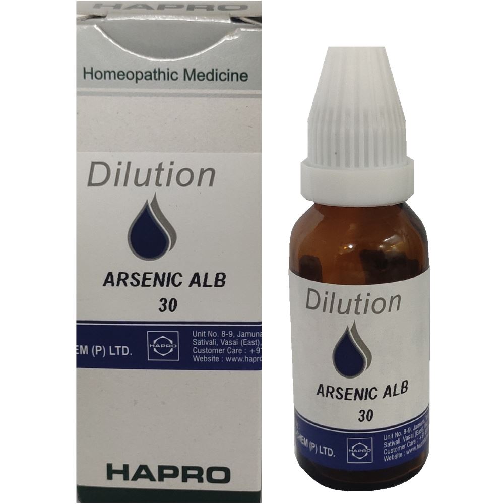 Hapro Arsenic Alb 30 CH 30ml