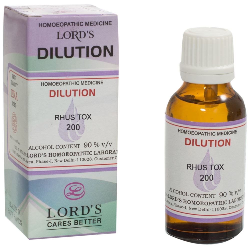 Lords Rhus Tox 200 CH 30ml Lords Rhus Tox 200 CH 30ml