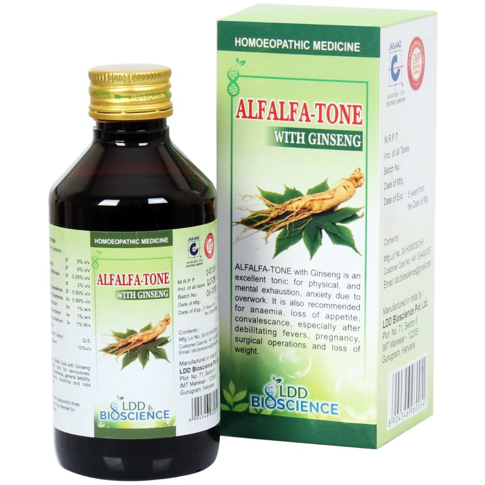 LDD Bioscience Alfalfa Tone With Ginseng 450ml