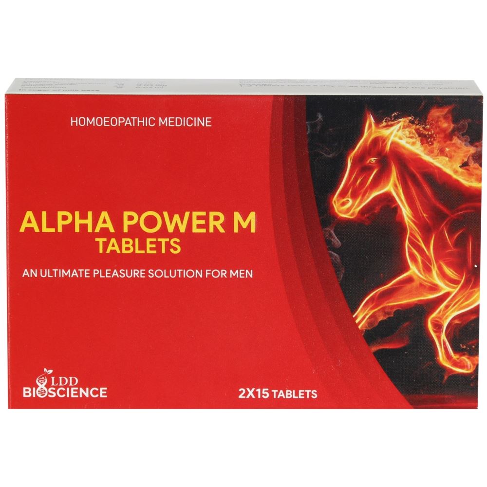 LDD Bioscience Alpha Power M Tablet 15tab, Pack of 2