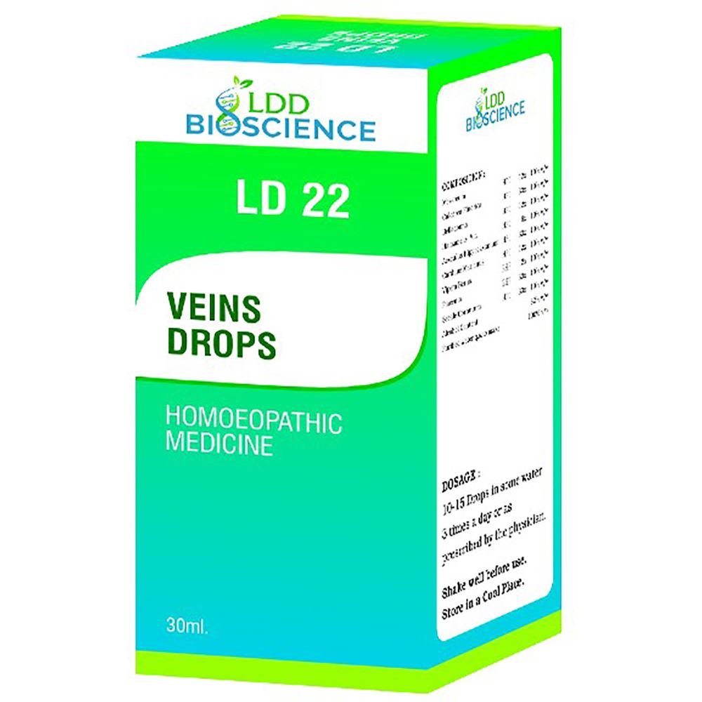 LDD Bioscience Ld 22 Veins Drops 30ml