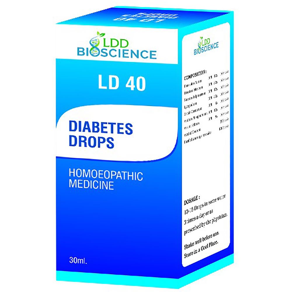 LDD Bioscience Ld 40 Diabetes Drops 30ml