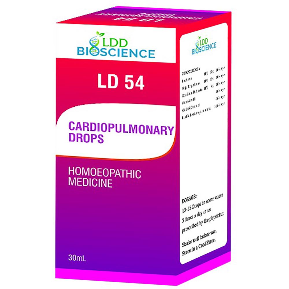 LDD Bioscience Ld 54 Cardiopulmonary Drops 30ml