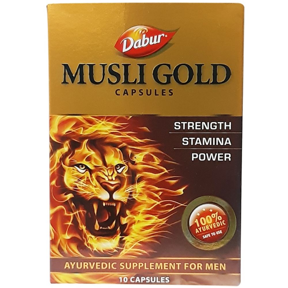 Dabur Musli Gold Capsules 10caps, Pack of 3