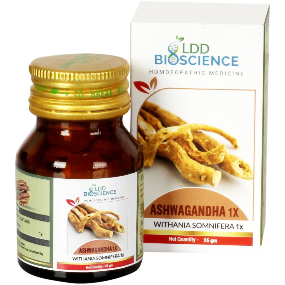 LDD Bioscience Ashwagandha 1X Tablets 25g