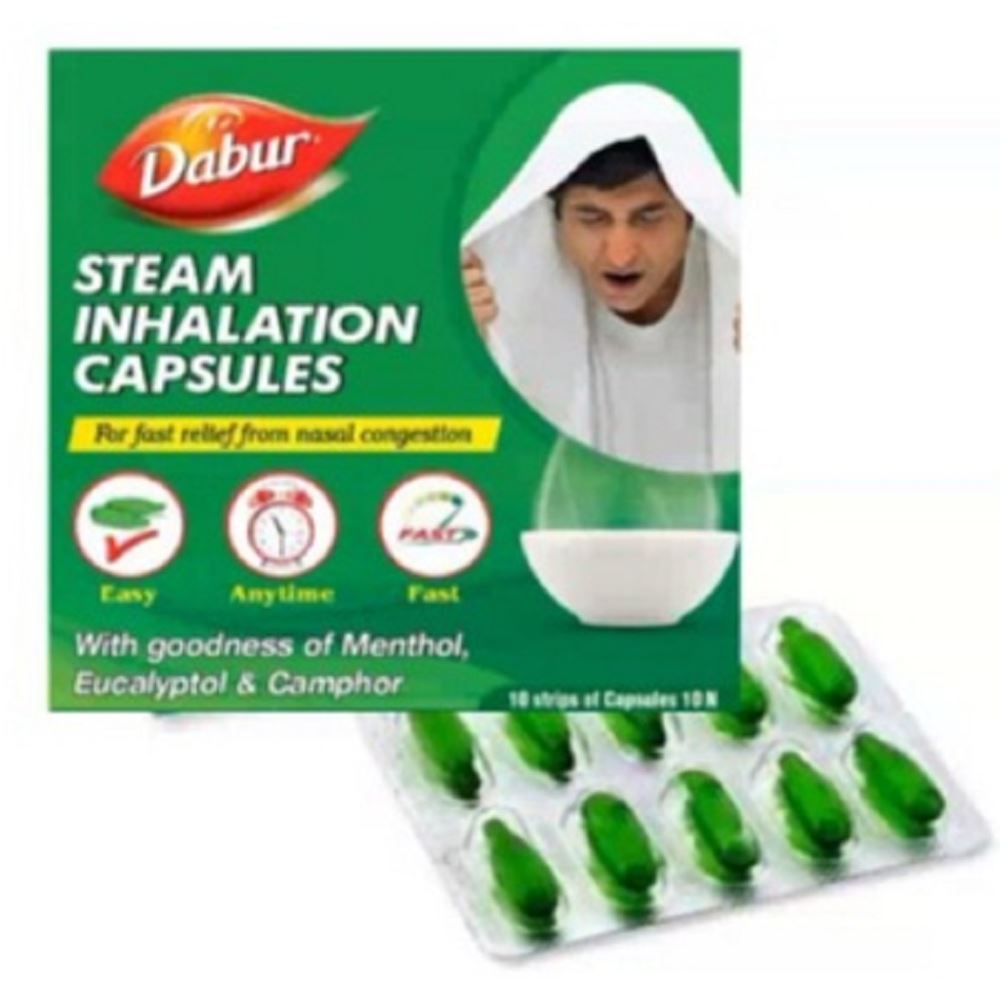 Dabur Steam Inhalation Capsules 10caps