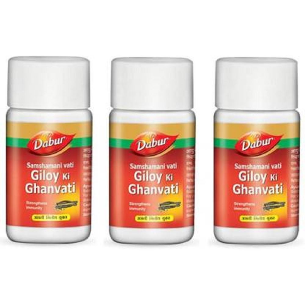 Dabur Giloy Ki Ghanvati Tablets  40tab, Pack of 3
