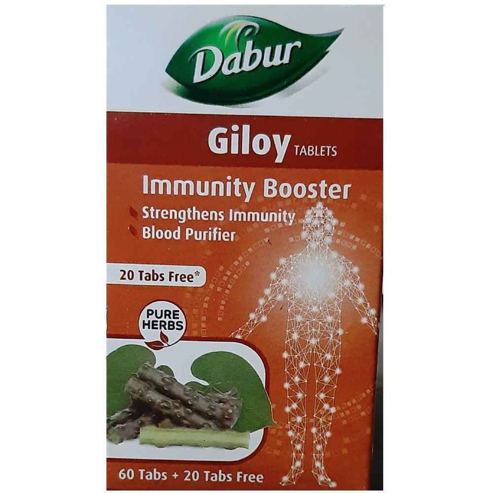 Dabur Giloy Tablets Strengthens Immunity & Blood Purifier 60tab