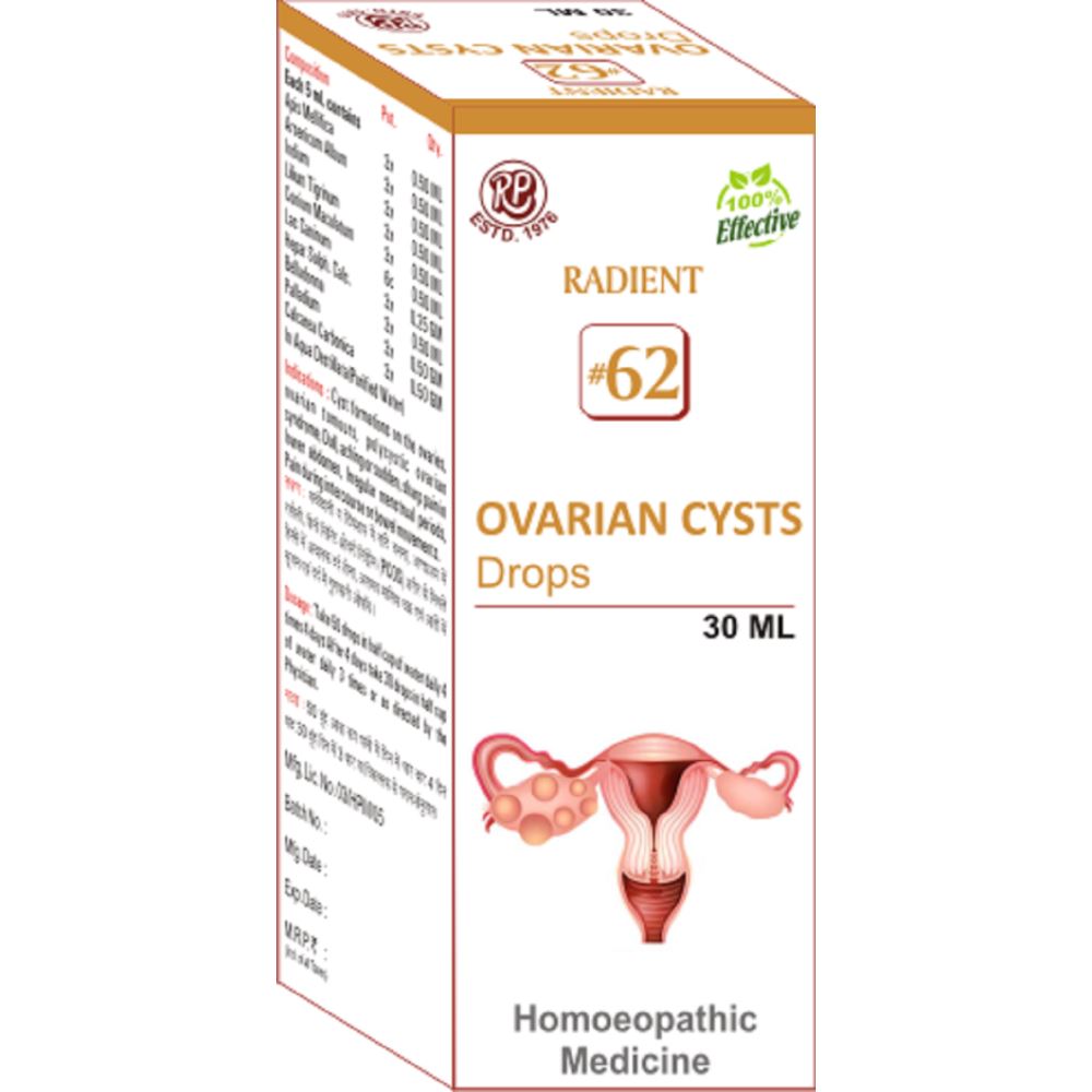 Showing image for Radient 62 Ovarian Cysts 30ml Radient 62 Ovarian Cysts 30ml image