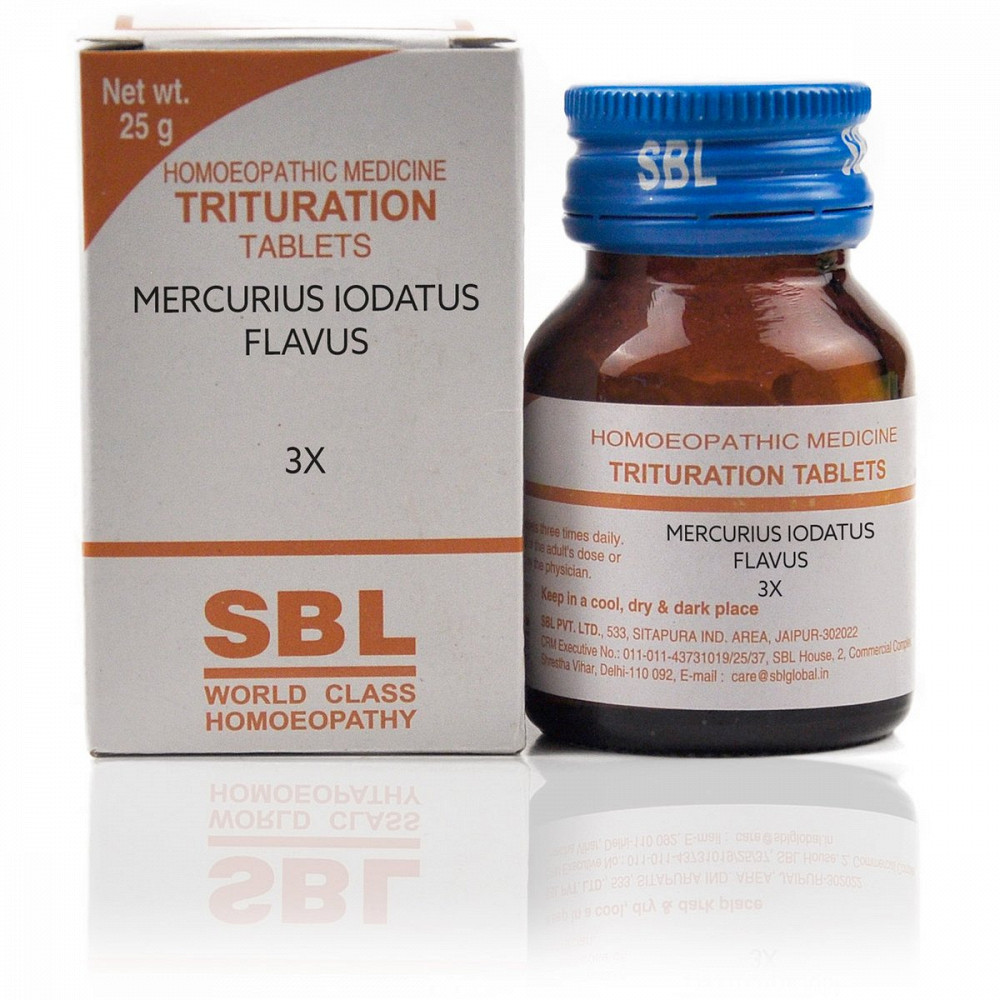 SBL Mercurius Iodatus Flavus 3X 25g