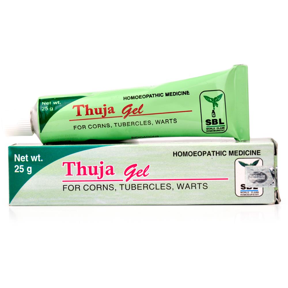 BUY SBL Thuja Gel 25g DISCOUNT 55% OFF COD | Homeonherbs Thuja SBL Gel 25g