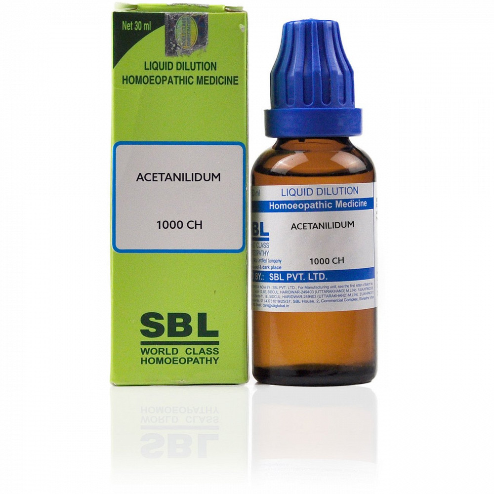 SBL Acetanilidum 1M 1000 CH 30ml
