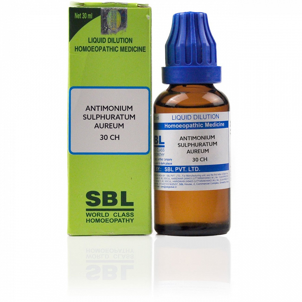 SBL Antimonium Sulphuratum Aureum 30 CH 30ml