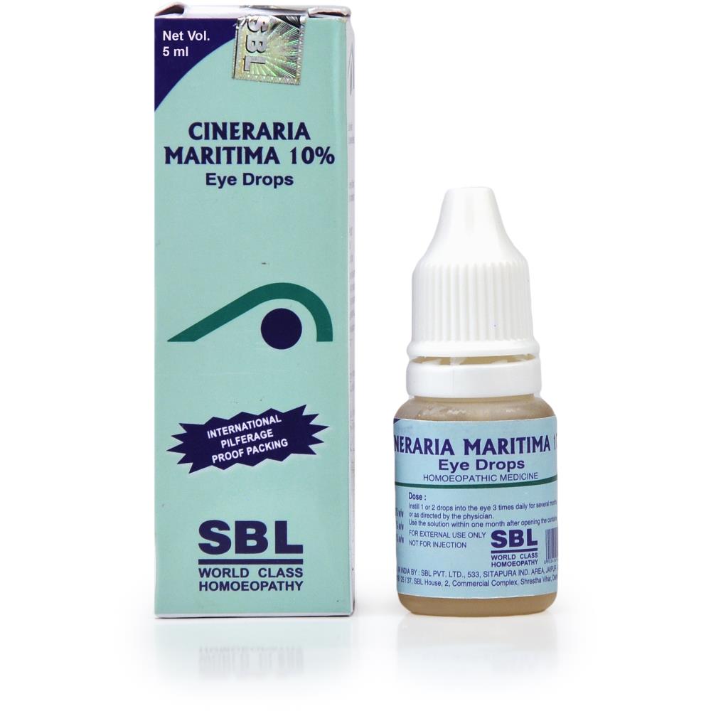 SBL Cineraria Maritima10% Eye Drops 5ml
