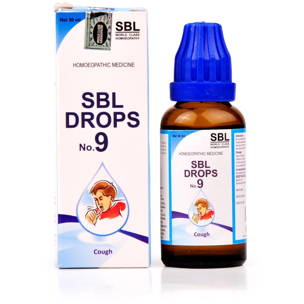 SBL Drops No 9 For Cough 30ml