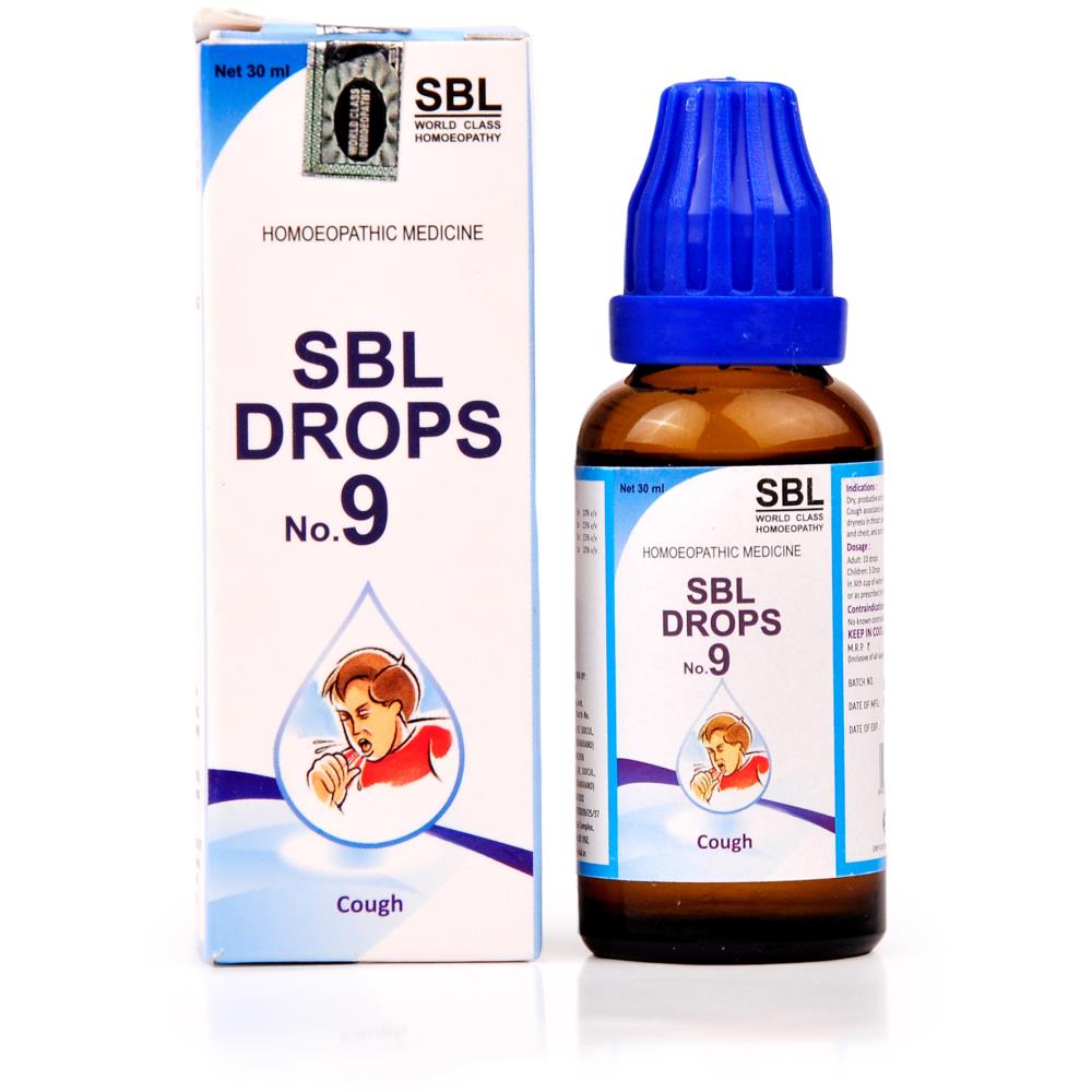 SBL Drops No 9 For Cough 30ml
