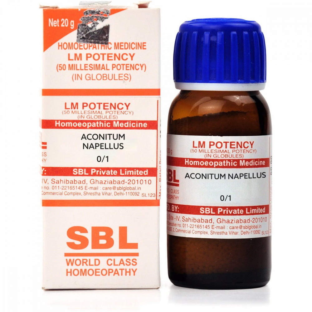SBL Aconitum Napellus LM 0/1 20g SBL Aconitum Napellus LM 0/1 20g