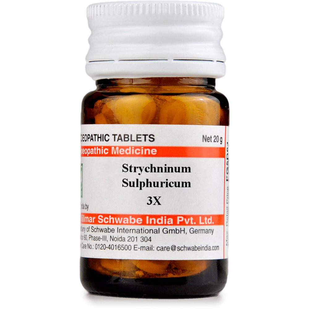 Willmar Schwabe India Strychninum Sulphuricum 3X 20g