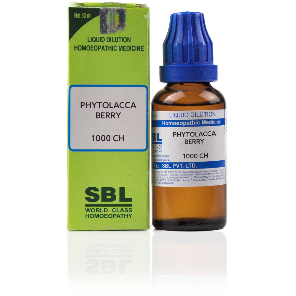 SBL Phytolacca Berry 1M 1000 CH 30ml SBL Phytolacca Berry 1M 1000 CH 30ml