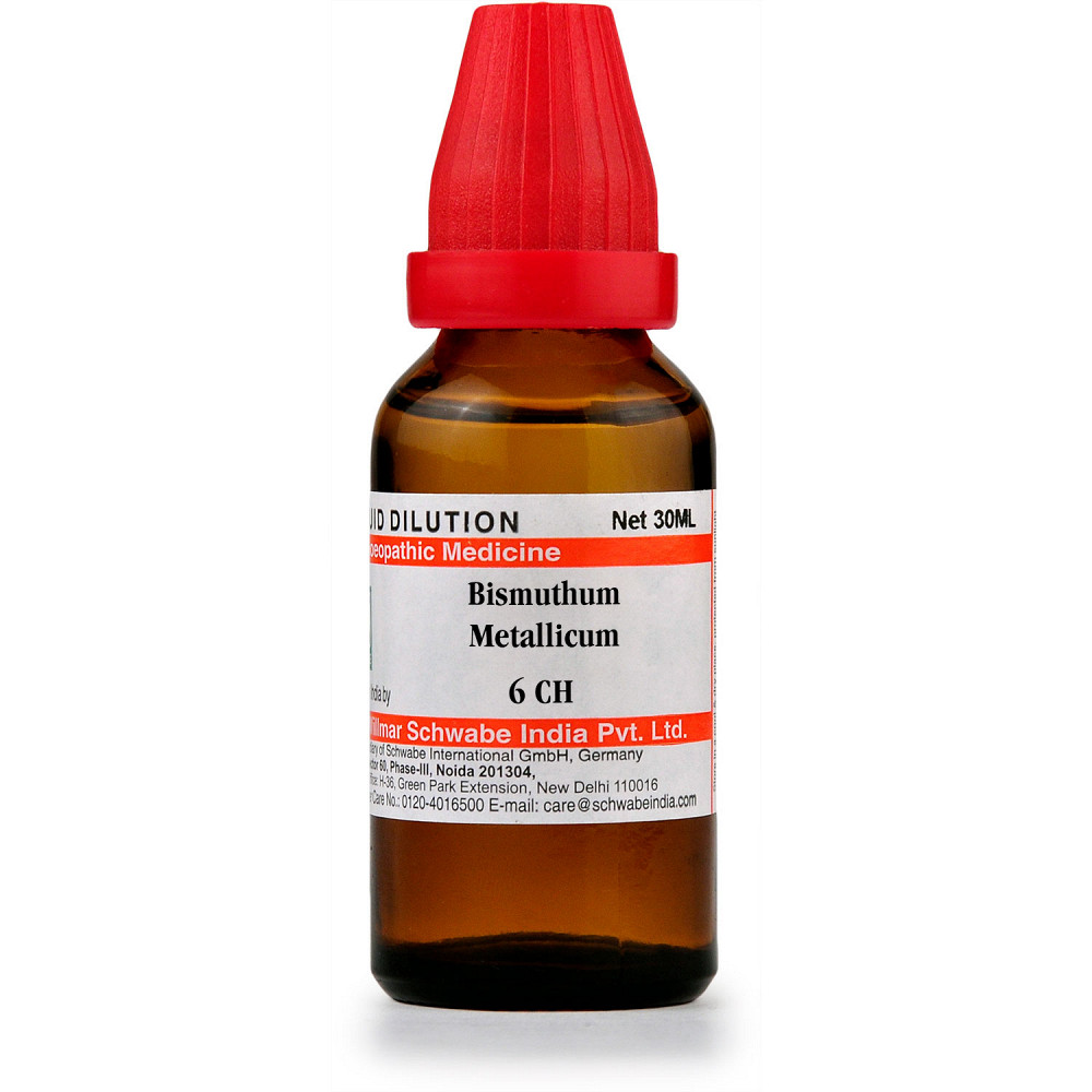 Willmar Schwabe India Bismuthum Metallicum 6 CH 30ml