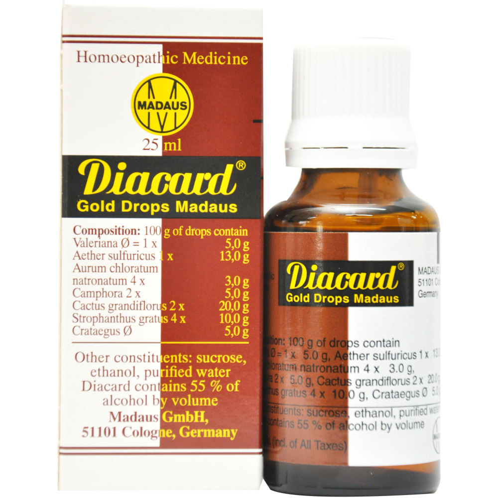 Madaus Diacard Gold Drops 25ml