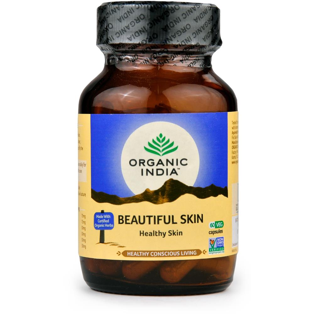 Organic India Beautiful Skin Capsules 60caps