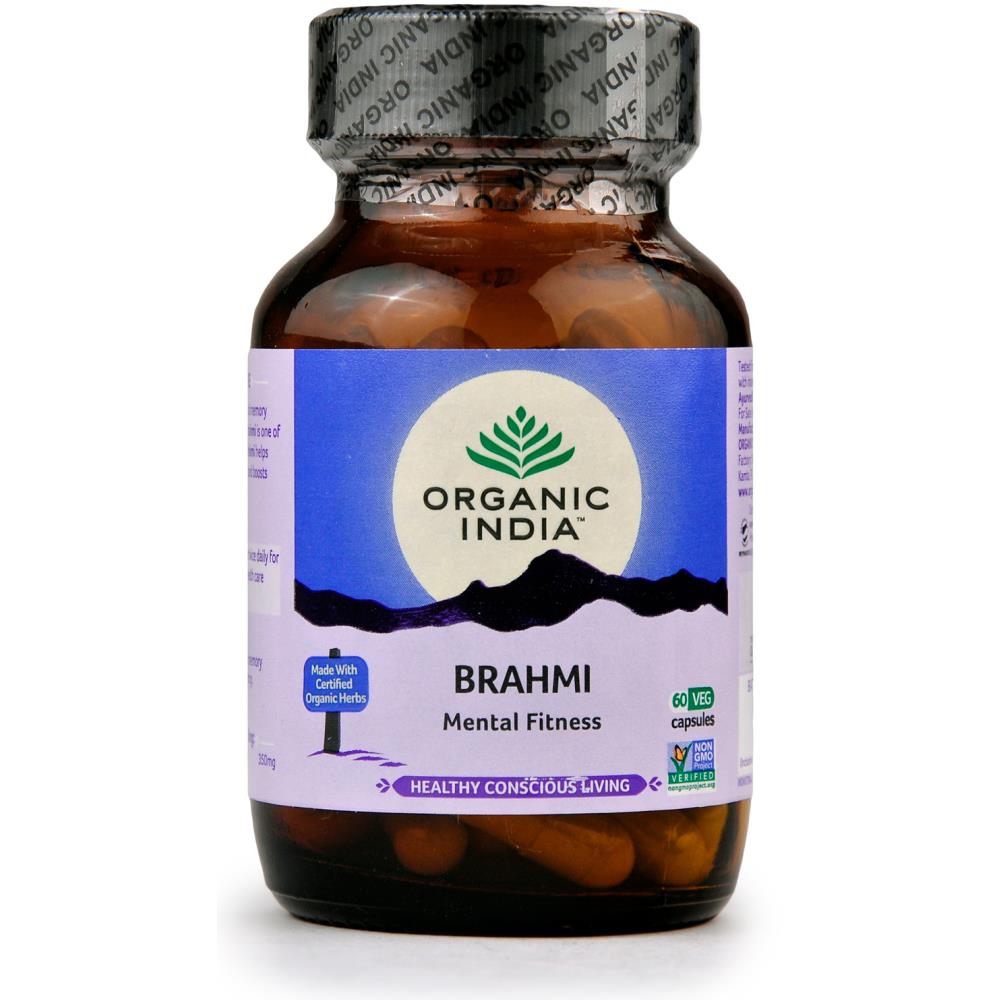 Organic India Brahmi Capsules 60caps