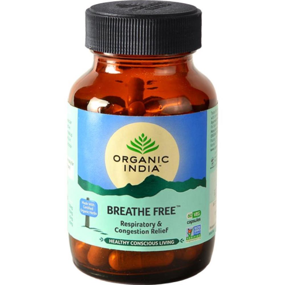 Organic India Breathe Free Capsules 60caps