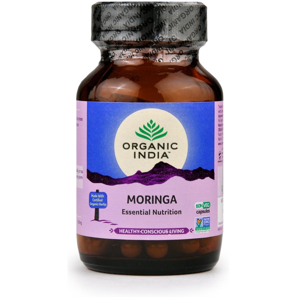 Organic India Moringa Capsules 60caps
