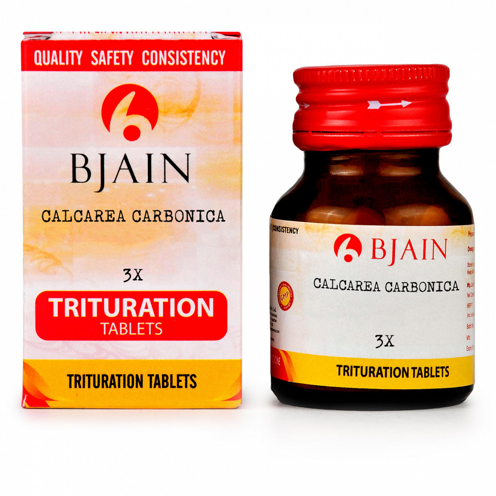 B Jain Calcarea Carbonica 3X 25g B Jain Calcarea Carbonica 3X 25g