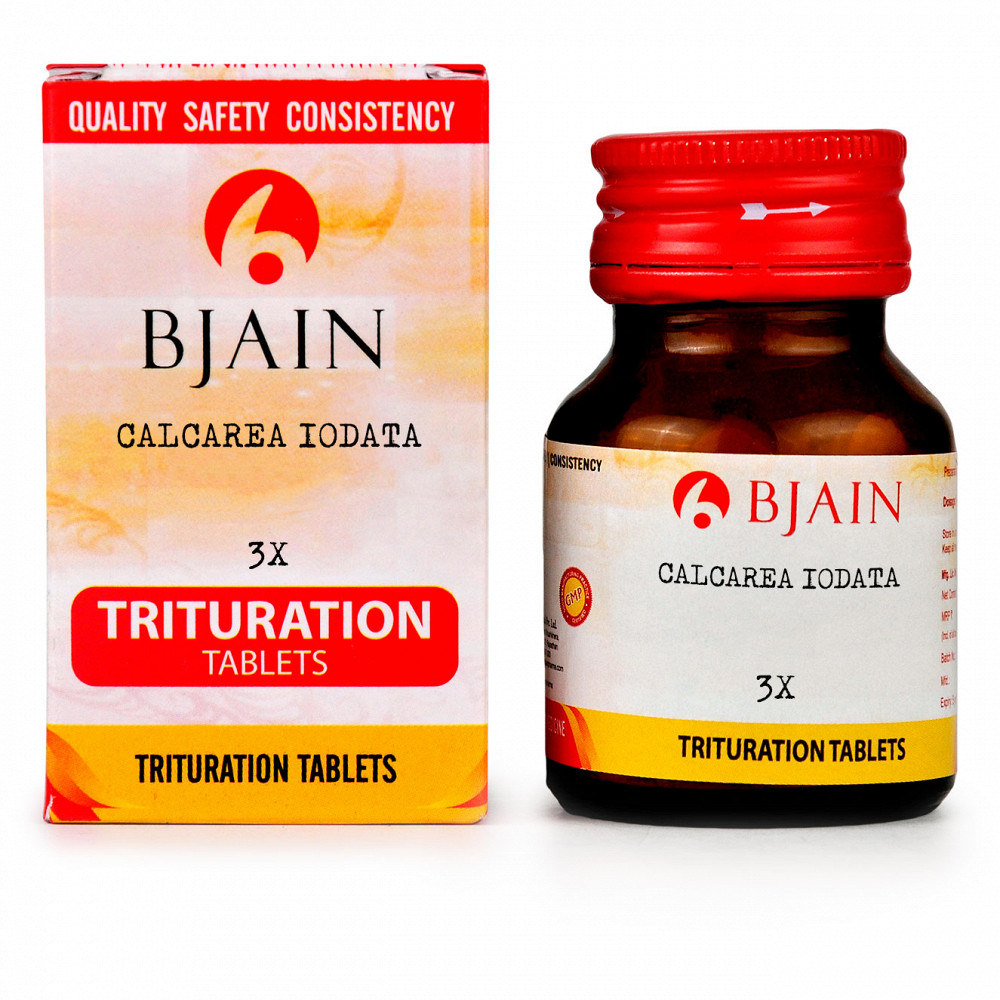 B Jain Calcarea Iodata 3X 25g B Jain Calcarea Iodata 3X 25g
