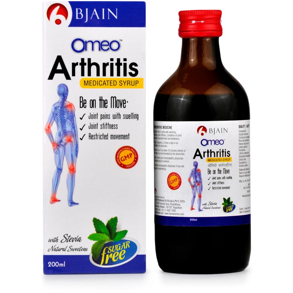 B Jain Omeo Arthritis Syrup Sugar Free 200ml